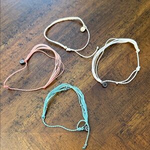 Pura Vida Pastel String Bracelet Set